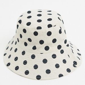 ASOS DESIGN bucket hat in polka dot (NEW)
